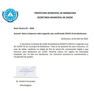 Depois de 10 dias internado em Barbacena, segundo paciente com Covid-19 já está recuperado - img 1 653 10042020 30