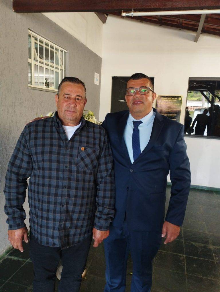 Prefeito Marcelo Ribeiro com seu irmão