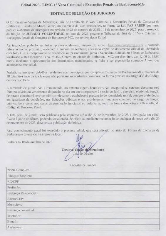 Quer atuar como jurado nos julgamentos da Comarca de Barbacena? - Imagem do WhatsApp de 2025 10 08 as 22.01.11 5bb8e7a2