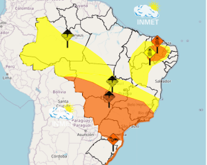 Ventos de até 100 km/h e granizo colocam Barbacena e região em alerta do Inmet - Captura de tela 2025 11 17 101658