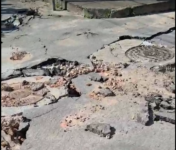 Morador chama atenção para a situação precária de ruas no Santa Tereza I, em Barbacena 1 Morador chama atenção para a situação precária de ruas no Santa Tereza I, em Barbacena - Captura de tela 2026 03 26 065327